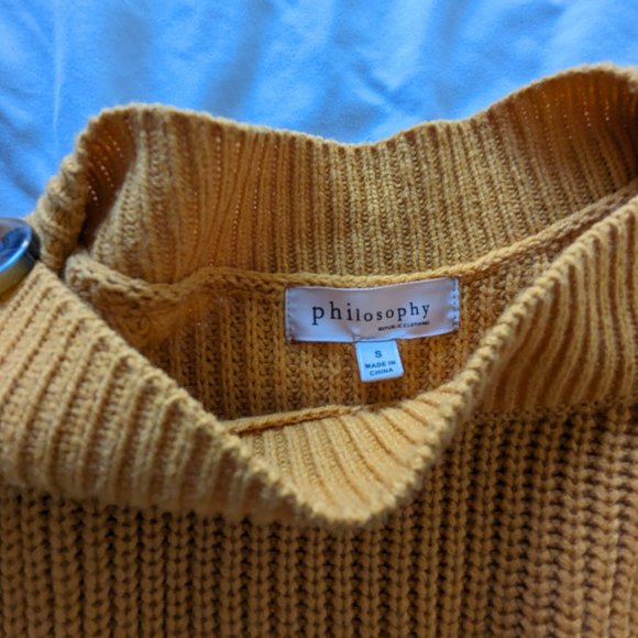 Philosophy Knit Sweater with Buttons - Picture 2 of 3